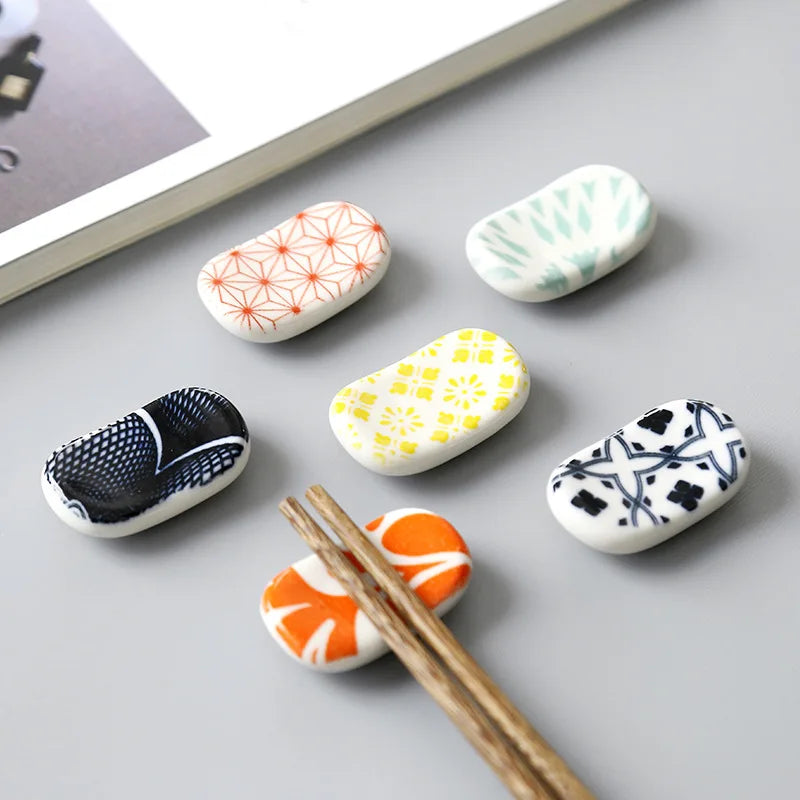 Wholesale Eco-Friendly Japanese Ceramic Chopstick Rest Sushi Chopstick Holder