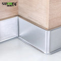 Beautiful Colors Bathroom Floor Skirting Board Aluminium Profilebrushed Silver Aluminum Skirting Board Wall Skirting Board
