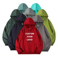 High Quality Custom Oversized Streetwear Men's Hoodie XL Size with for Puff Print Embroidery and Blank Logo Solid Pattern Hoodie