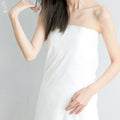 Customized Bath Towels Independent Packaging Biodegradable Non-woven Fabric Travel Hotel Disposable White Bath Towel