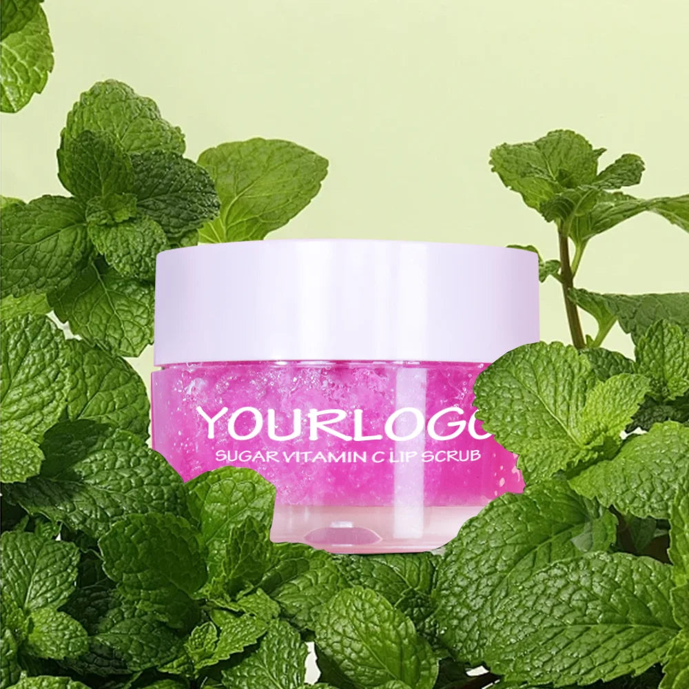 Wholesale No LOGO Lip Scrub Sugar Exfoliate Organic Strawberry Coconut Lip Scrub Vendors Private Label