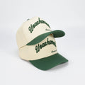 2025 Retro Two Tone Adjustable Baseball Cap 3D Embroidery 58-60 cm Head Circumference Terry 5-Panel Hat for Men Women for