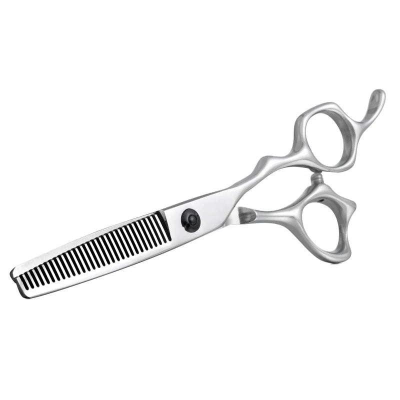 GK06-60Z/V 6-inch Stainless Steel Professional Hair Scissors Thinning Right-Handed Medium Handle Beauty Manufacturer