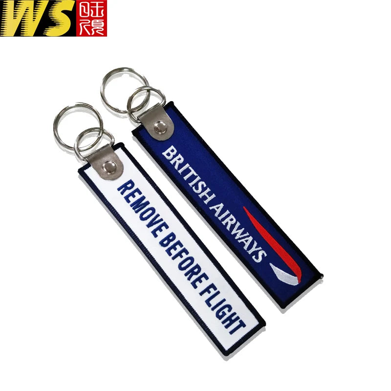 Customized Eco-Friendly Iron-On Double-Sided Border Embroidered Sequins Keychain Flower Alphabet-Shaped English Letter Design