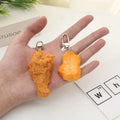 Factory Price Chicken Keychain Drumstick Keyring Make Your Own Soft Vinyl PVC Figure/ Custom Made PVC Toy/OEM Vinyl Toy Factory