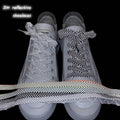 3M Flat Reflective Sport Shoelaces Colorful Luminous Polyester Laces for Sneakers Models AF/AJ