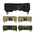 Tactical Belt Adjustable Quick Release Buckle Hunting Sports Thickened Widened Molle Waistband Shooting Paintball Girdle