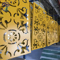 PVDF Coating Perforated Carved Aluminum Panel for Wall Facade Metal Material