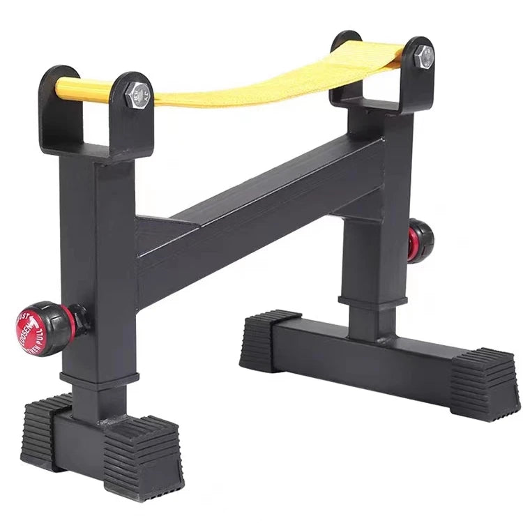 Hot Sale Gym Home Iron 2 Stand Sling Quiet Deadlift Platform Barbell Buffer Elevation Racks with 5-Level Height Adjustment