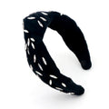 Best Price Full Diamond Girls Rhinestone Glitter Sequins Bowknot Elegant Sweet Fashion Velvet Headband