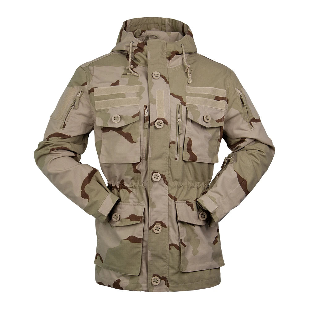Hot Sale Tri-color Desert Outdoor Hunting Tactical Field Jacket