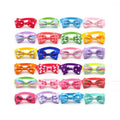 Stock Adjustable Pet Bow Tie Accessories 24 Color Polka-dot Striped Starry Bow Cat and Dog Collar Accessories