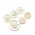 New Fashionable Shell Conch  Bikini Buckle Swimwear Accessories Connector Strap Adjuster Hardware for Swimwear
