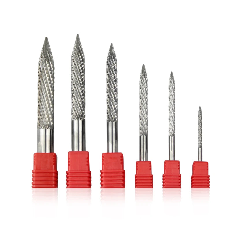 89.5 HRA Hardness Carbonized Rigid Drill Bit Tire Repair Mushroom Nail Air Drill Tool Spot Repair Carbonized Drill Bits