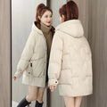 Winter New Women's Long New Loose Fashion Slim Down Cotton-padded  Jacket Cotton-padded Jacket
