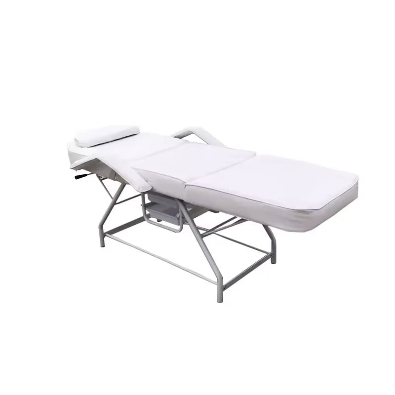 New Arrival Modern Adjustable Wood Metal Facial Beauty Salon Bed Set Foldable Comfortable Portable Massage Table Stainless Steel