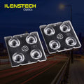Large Beam Angle Led Optical Lens T5 Street Light Lens 2x2 Series 5050 Led Lens