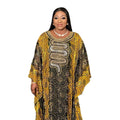 Markdown Sale African Print Clothing Rhinestone Luxury Dresses for Women 2023 Chiffon Two Piece Set