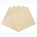 White 2 Ply Edge Embossed Dust Free 100% Virgin Wood Pulp Dinner Napkins in Bag