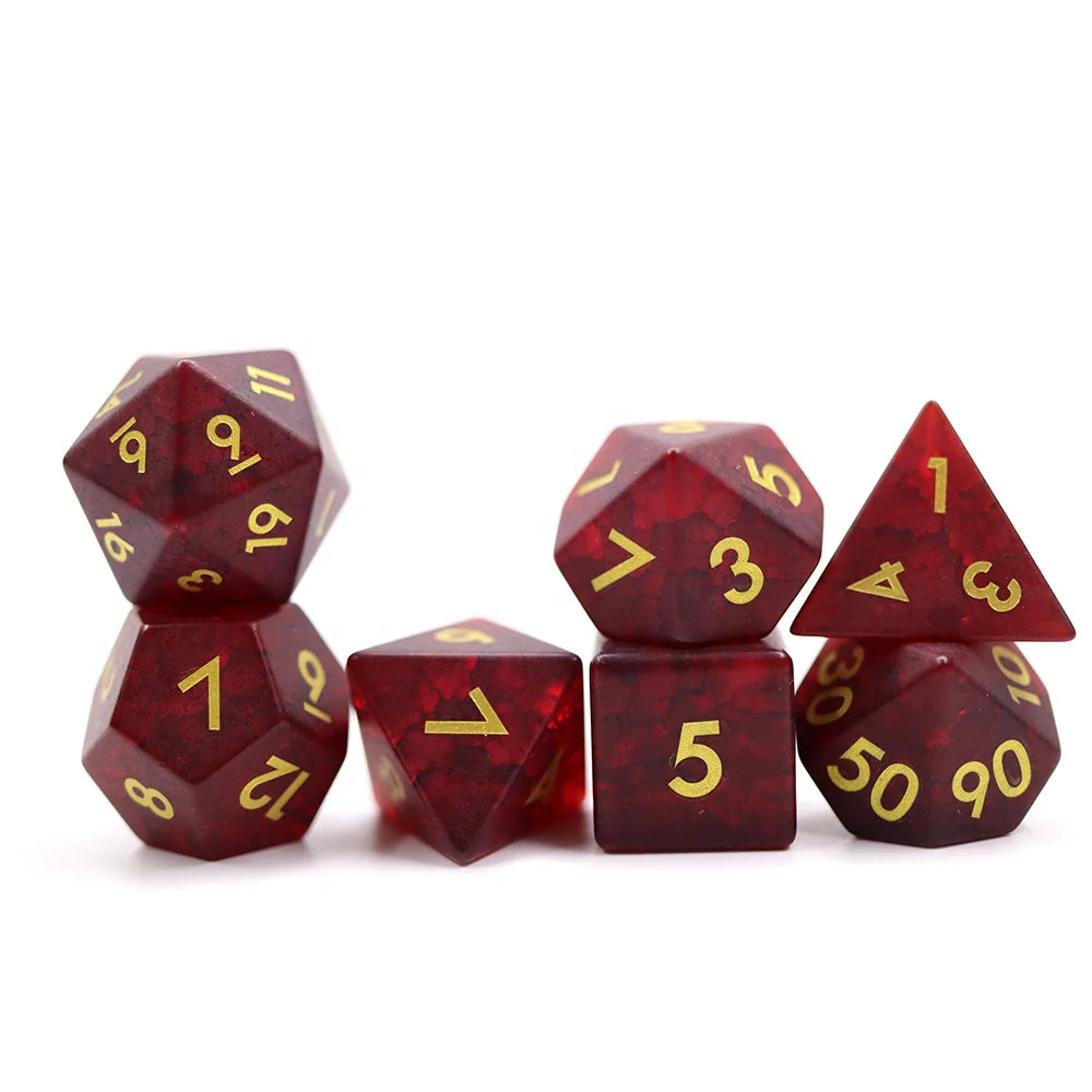 Hot Sale Custom RPG DND Polyhedral Dice Resin Stone Material for DND Games