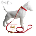 2024 Trend Pet Dog Collar and Leash Set Waterproof Aesthetic Multi Hands-Free Snap Hook Car Dog Leash Leather Hook for Dog Leash