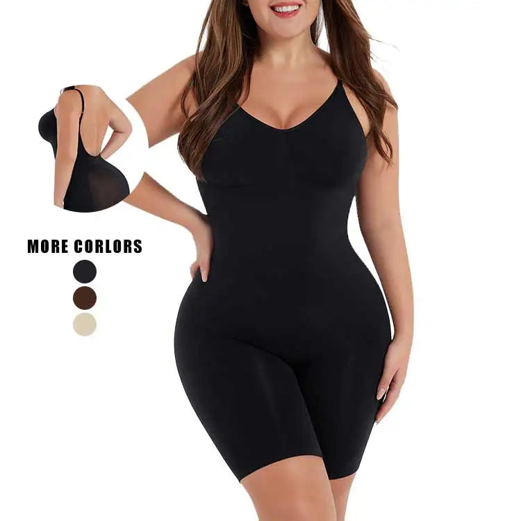 HEXIN 5xl Plus Size Body Shaper Bodysuit Tummy Control Seamless Shapewear for Women