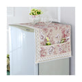 Cotton Linen Fabric Eco-Friendly Folding Kitchen Microwave Oven Accessory Storage Bag Dust-Proof Set Home Decor