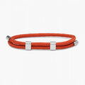 Highly Polished Stainless Steel Barrel Adjustable Religion Red Rope String Braided Bracelet Fashion Charm for Men and Women