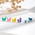 Trend Popular Stainless Steel Wholesale Rhinestone Copper Zircon Bowknot  Earring for Women Jewelry Piercing Ear Stud