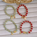 Trendy Chinese Style Jade Dragon Bracelet Female Crystal Glaze Dragon Bracelet Antique Glaze Ceremony Bracelet