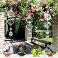 C114 Metal Garden Decor Bird Scare Devices to Keep Woodpeckers Away Patio Orchards Reflective 3D Stainless Steel Wind Spinners