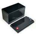 QHY QH 12-100 RV Golf Cart Marine ABS Plastic Shell 12V 100AH Lithium Battery Box 18650 Case Black