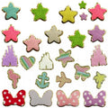New Eco-Friendly PVC Iron on Glitter Edge Colorful Thread Embroidered Heart Flight Shape Patch for Kid's Clothes