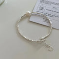Genuine 925 Sterling Silver Freshwater Pearl Geometric Beads Beaded Women Bracelets Wholesale Factory