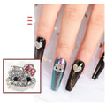 Nail Art DIY Diamond Alloy Different Designs Ketty Cat Heart Crown Shapes Nail Stones 10PCS a Bag Jewelry Zircon Charms