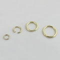 Nolvo World Gold Silver Color 8mm Small O Ring Non Welded Mini Ring for Connection Hanger Direct by Factory for Cheap Price