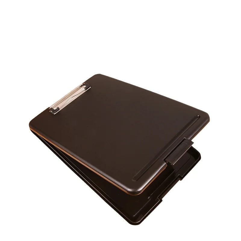Custom Black Plastic Waterproof A4 Storage Clipboard Box