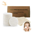 Popular 3.15" Round Reusable Makeup Remover Pads Cotton Laundry Bag Scrub Soft Cosmetic Bamboo Pads