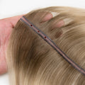 Pu Seamless Invisible Skin Weft Extension with Holes Cuticle Aligned Raw Virgin Hair XO Hole Weft
