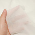 Woven Matt White Light Weight Sheer 100% Rayon Viscose Crepe Gauze Wedding Fabric for Women Dress Clothing