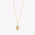 Custom Jewelry Initial 18K Gold Plated Fine Personal 925 Sterling Silver Fine Letter Chain Pendant Jewelry