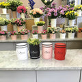 Stock Round Single Box Small Cuddle Bucket Gift Box Round Mini Bouquet Flower Box for Valentine's Day