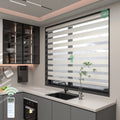 Automatic zebra Shades Kitchen Blinds Customized Size Cordless Spring Zebra Shades Day and Night Zebra Blinds