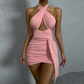 Sleeveless Women Fashion Bodycon Mini Dress