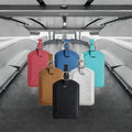 Ready Stock Faux Leather Luggage Tag Suitcases Name Tag  Business Card Holder for  Travel in Many Color Options