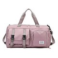 High-Capacity Fashionable Sports Gym Bag Dry Wet Separation Pocket Zipper Customized for Men Women Waterproof Shoe Nylon