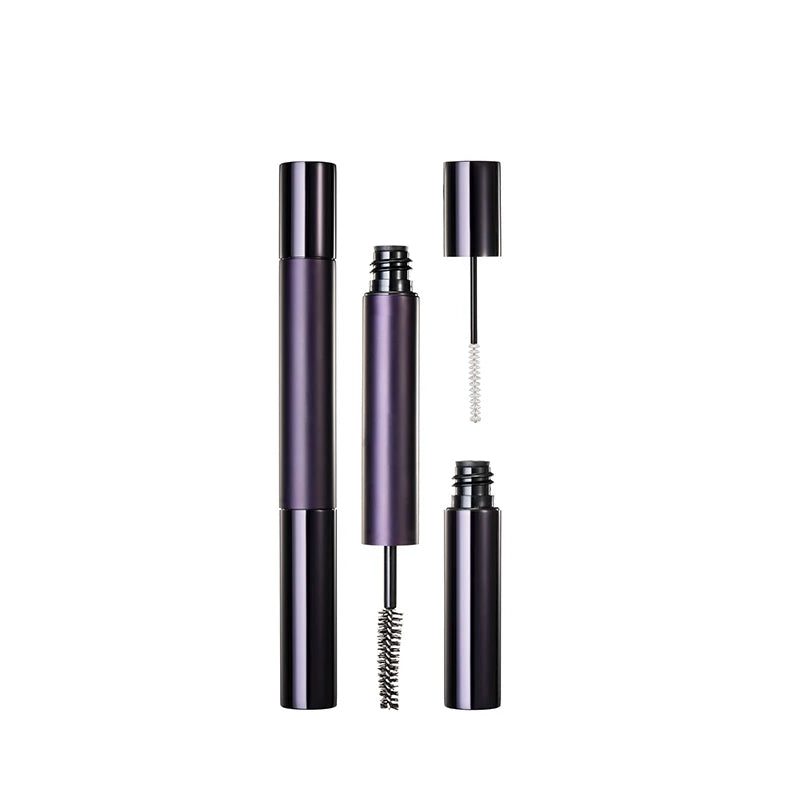 HUIHO 3ml+4ml Double Sided Vegan Mascara Wands Tube Private Label Eyelash Tube Eyeliner Empty Aluminum Mascara Bottle