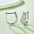 Abiding Jewelry GRA Certificate Rose Gold Moissanite Earrings 925 Sterling Silver Moissanite Chunky Hoop Earrings for Women