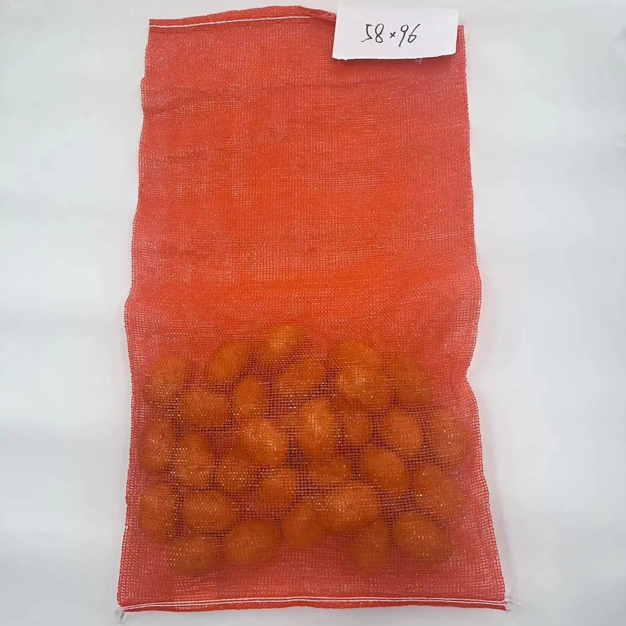 EGP PP Onion Mesh Bag 100% New Material Top with Drawstring Photo Mesh Bags 15-50kg Capacity Agriculture Use