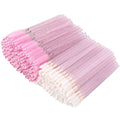 Disposable Silicone Eyebrow Spoolie Brush Custom Makeup Eyebrow Angled Brush Straightener Mascara Wands for Tinting